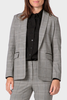 Blazer met ruitdessin