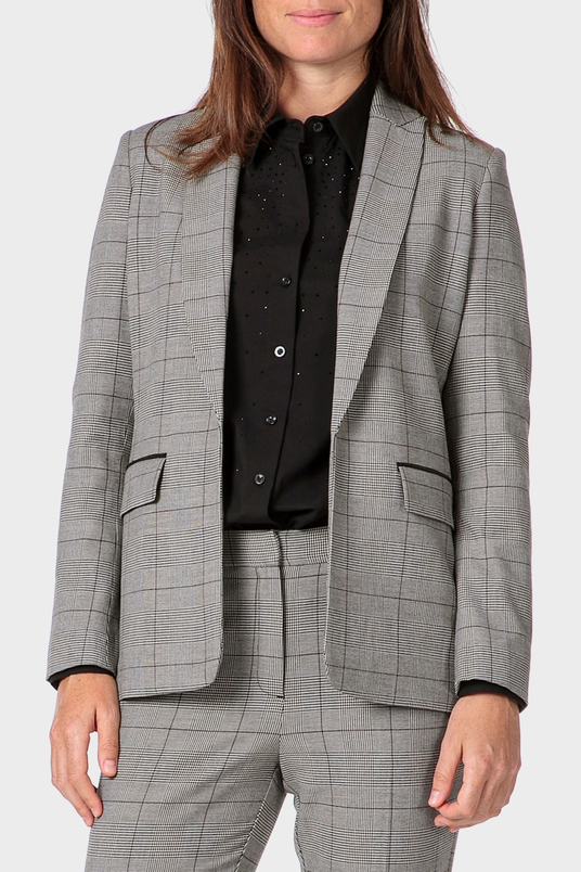 Blazer met ruitdessin