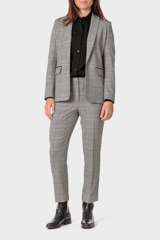 Blazer met ruitdessin