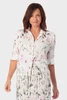 Blouse met bloemenprint