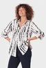 Blouse met grafische print
