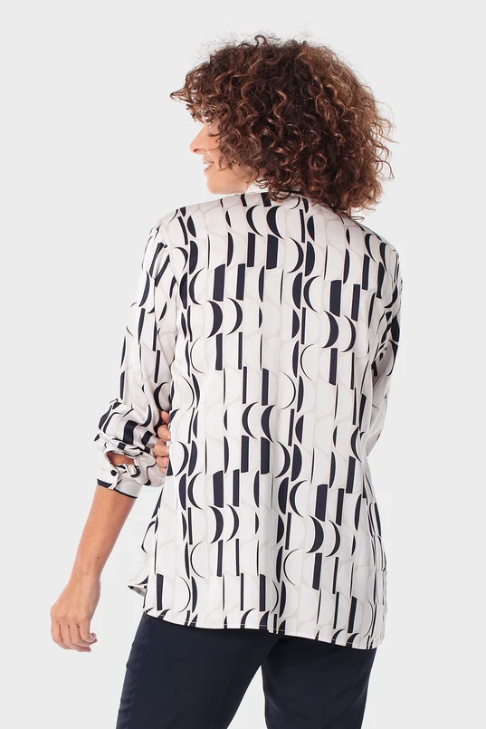 Blouse met grafische print