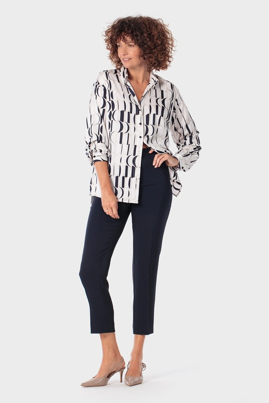 Blouse met grafische print