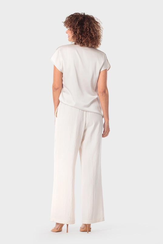 Blouse met korte mouwen