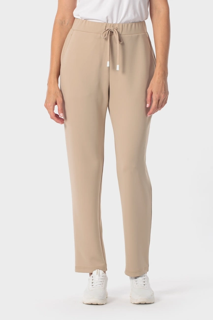 Broek met elastische taille