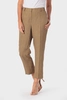 Broek met rechte pijp en persvouw