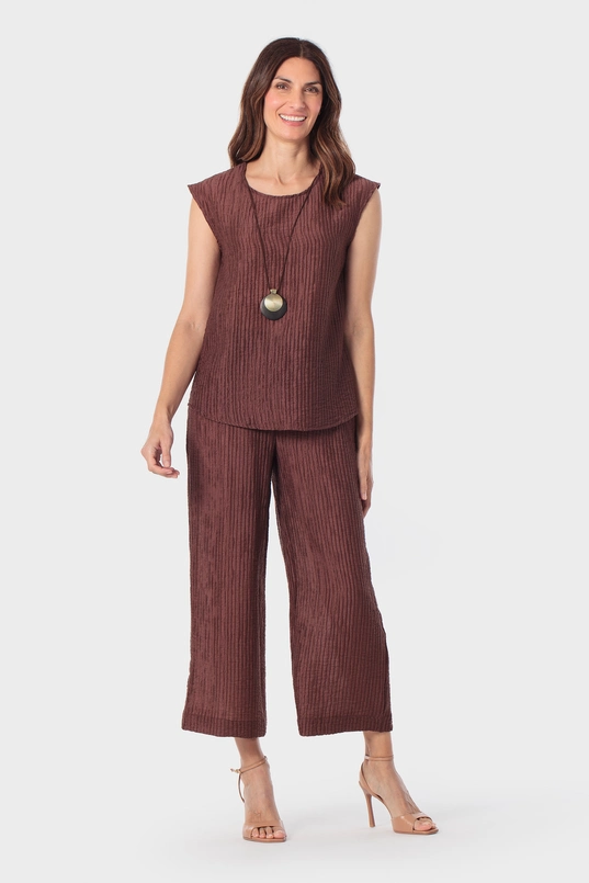 Broek met structuur