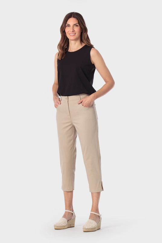 Capri broek met stretch