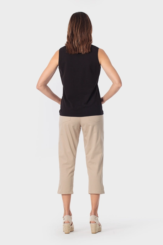 Capri broek met stretch