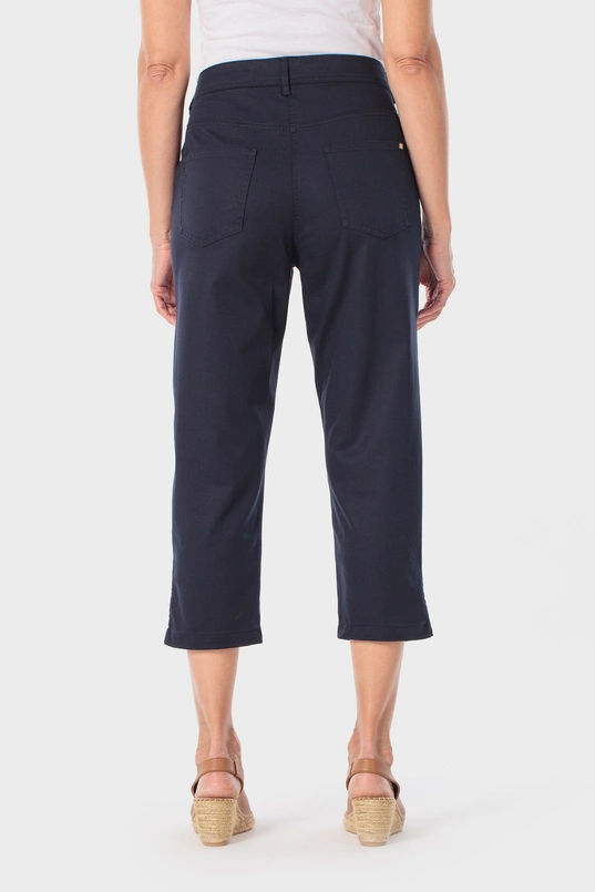 Cropped broek met slanke fit