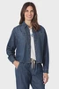 Denim blouse met borstzakken