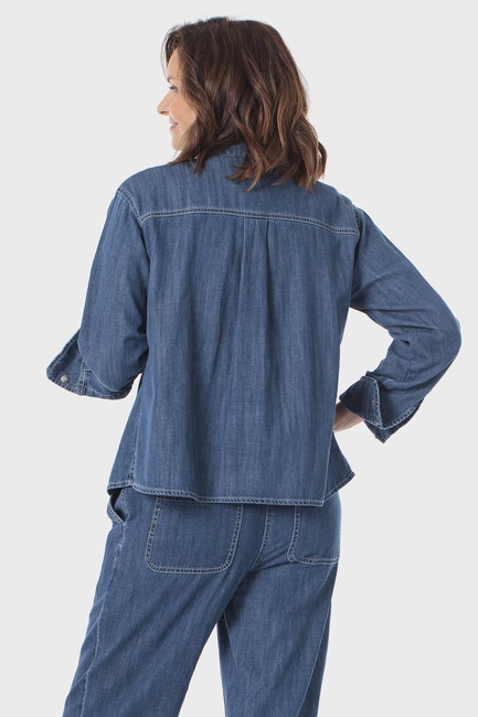 Denim blouse