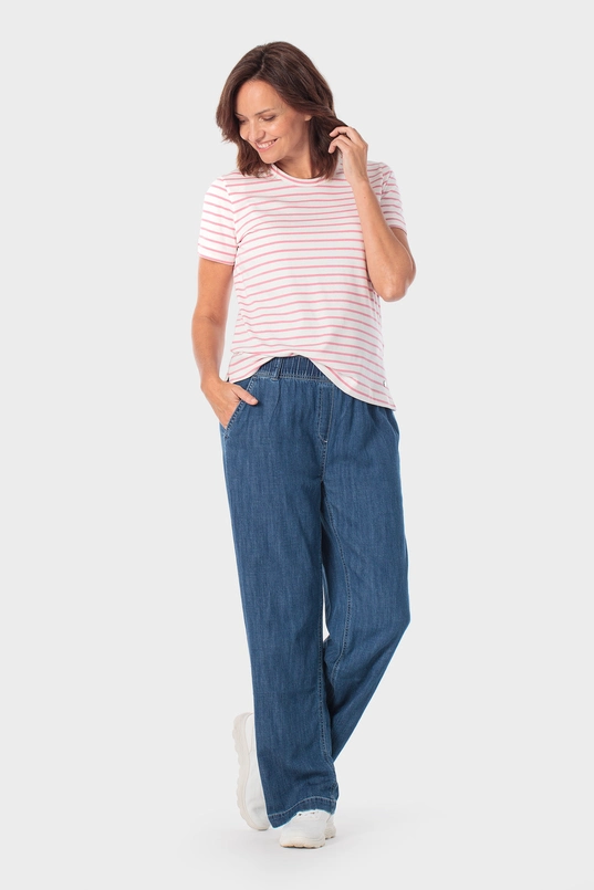 Denim comfortbroek