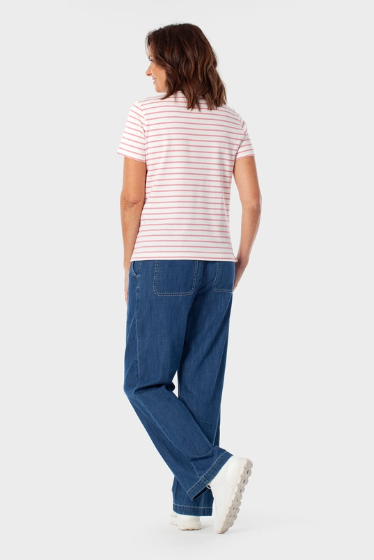 Denim comfortbroek