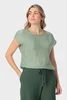 Geplooide top met structuur
