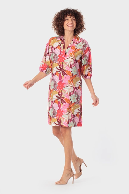 Jurk met bloemenprint