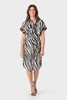 Jurk met grafische print