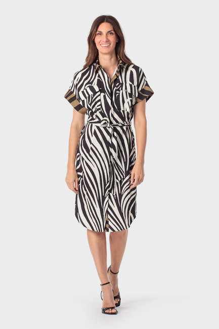 Jurk met grafische print