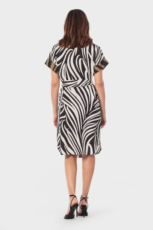 Jurk met grafische print