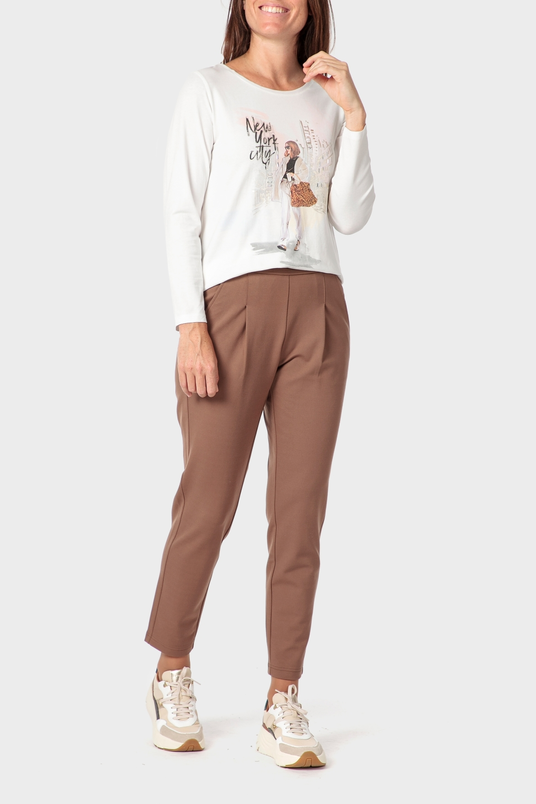 Longsleeve met cityprint