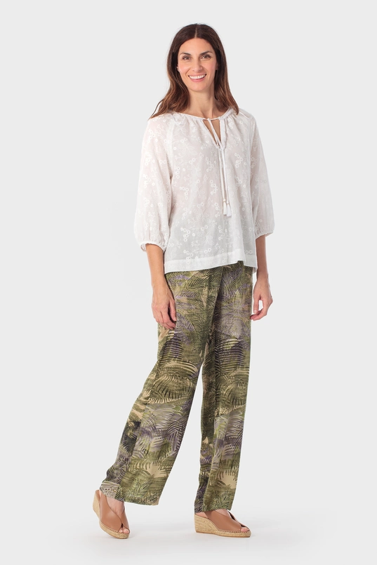 Luchtige blouse met strik