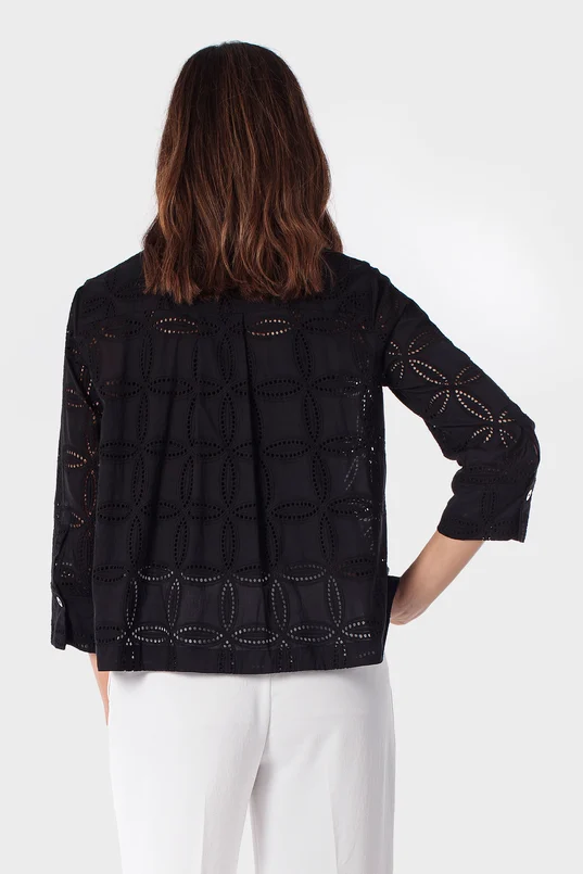 Opengewerkte blouse