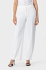 Pantalon met wijde fit
