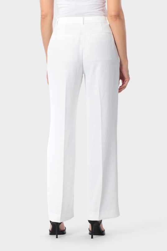 Pantalon met wijde fit