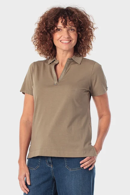 Polo met strassdetails