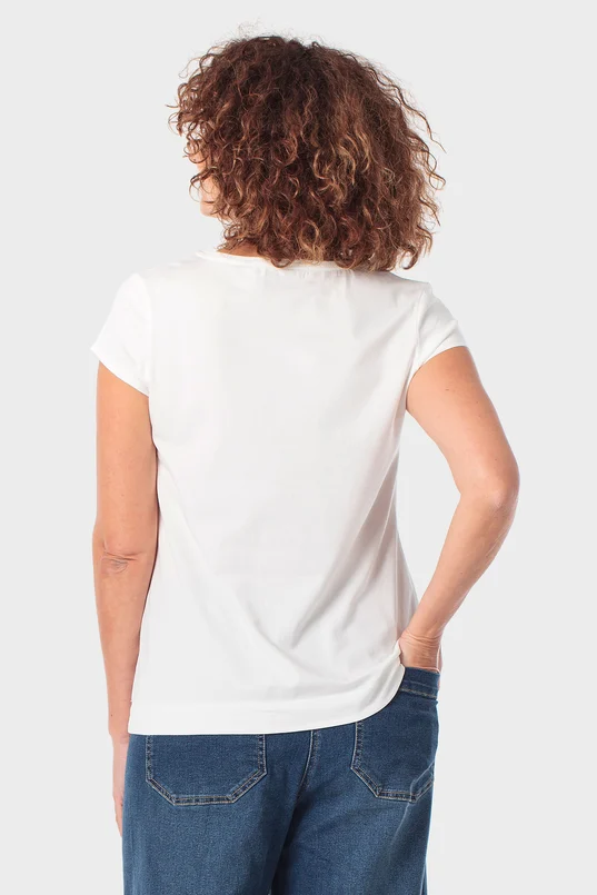 T-shirt met illustratieve print
