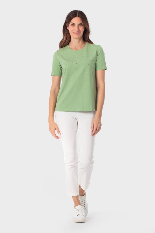 T-shirt met steentjes