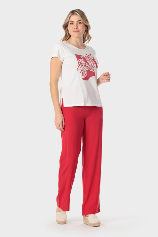 Top met bladerprint