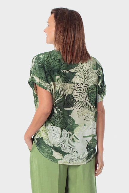 Top met bladprint