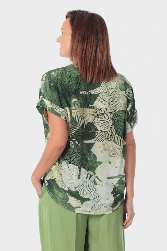 Top met bladprint