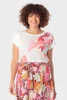 Top met bloemenprint