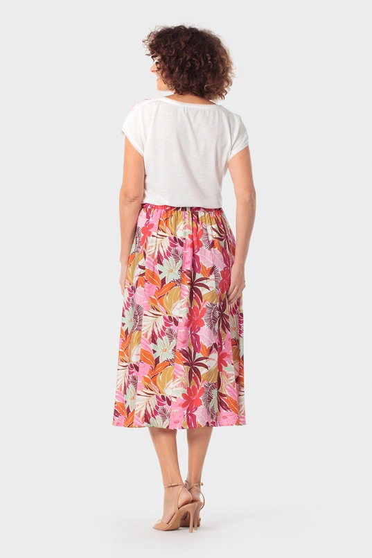 Top met bloemenprint