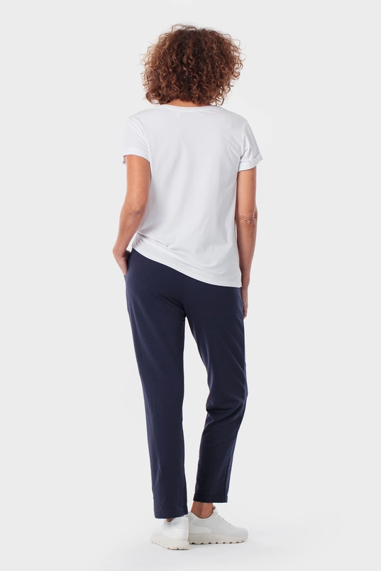Top met grafische print