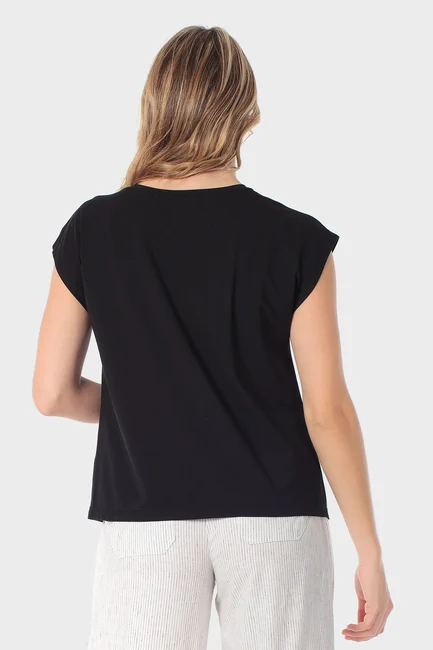 Top met paillettenapplicatie