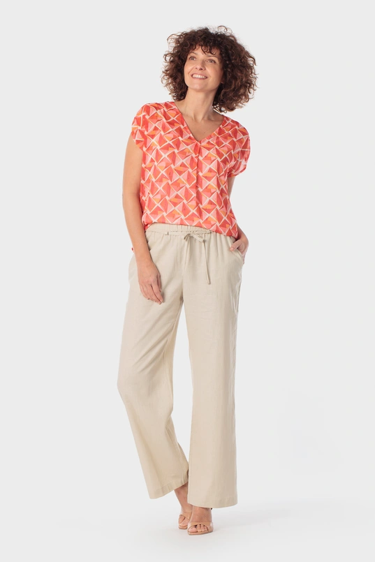 Wide leg broek