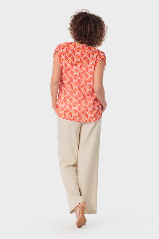Wide leg broek